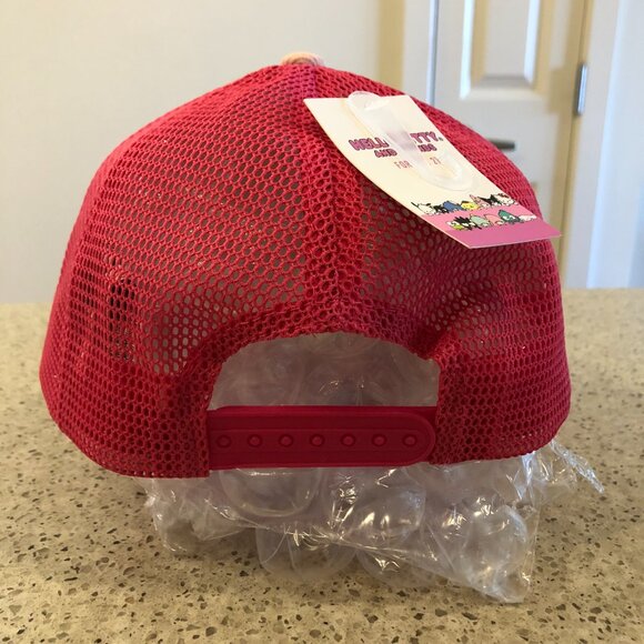 Kuromi x Forever 21 Graphic Trucker Hat Cap Pink Hello Kitty & Friends Mesh - Picture 7 of 14